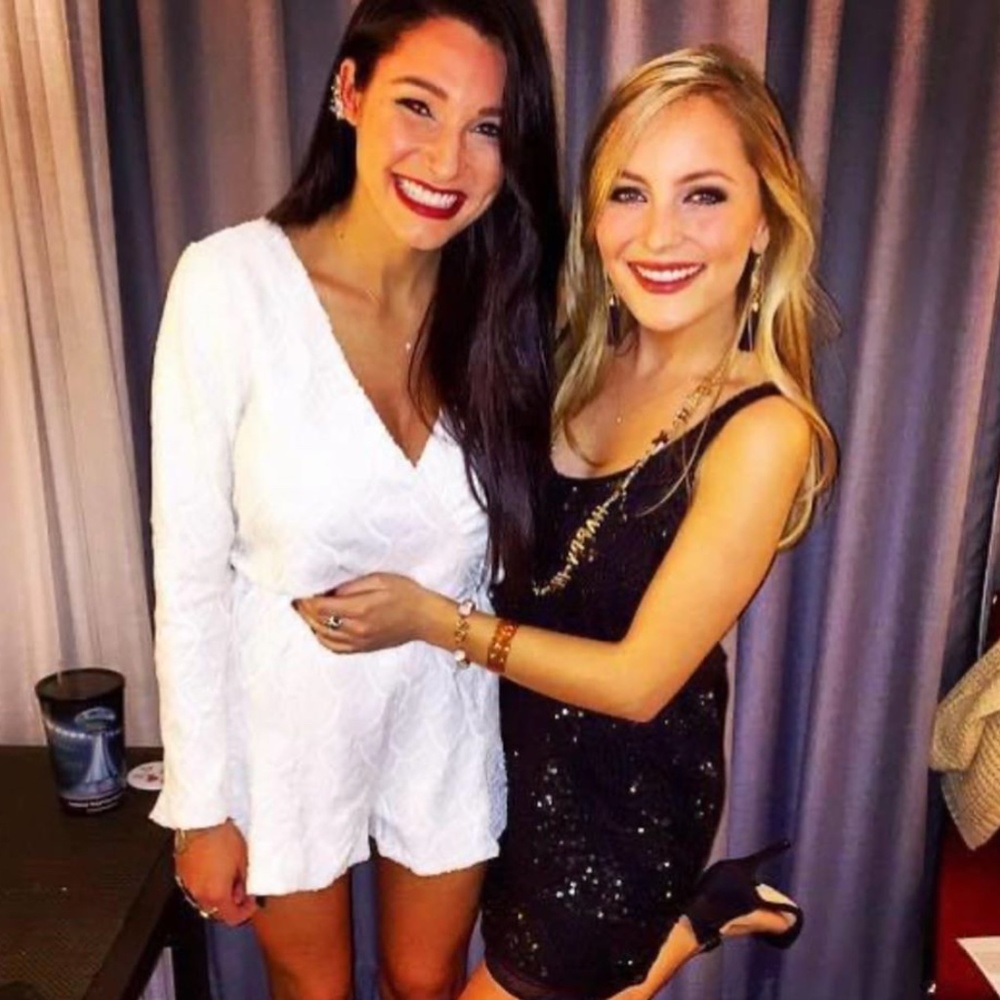 COPY - Line & Dot Kirsten Sequin Romper